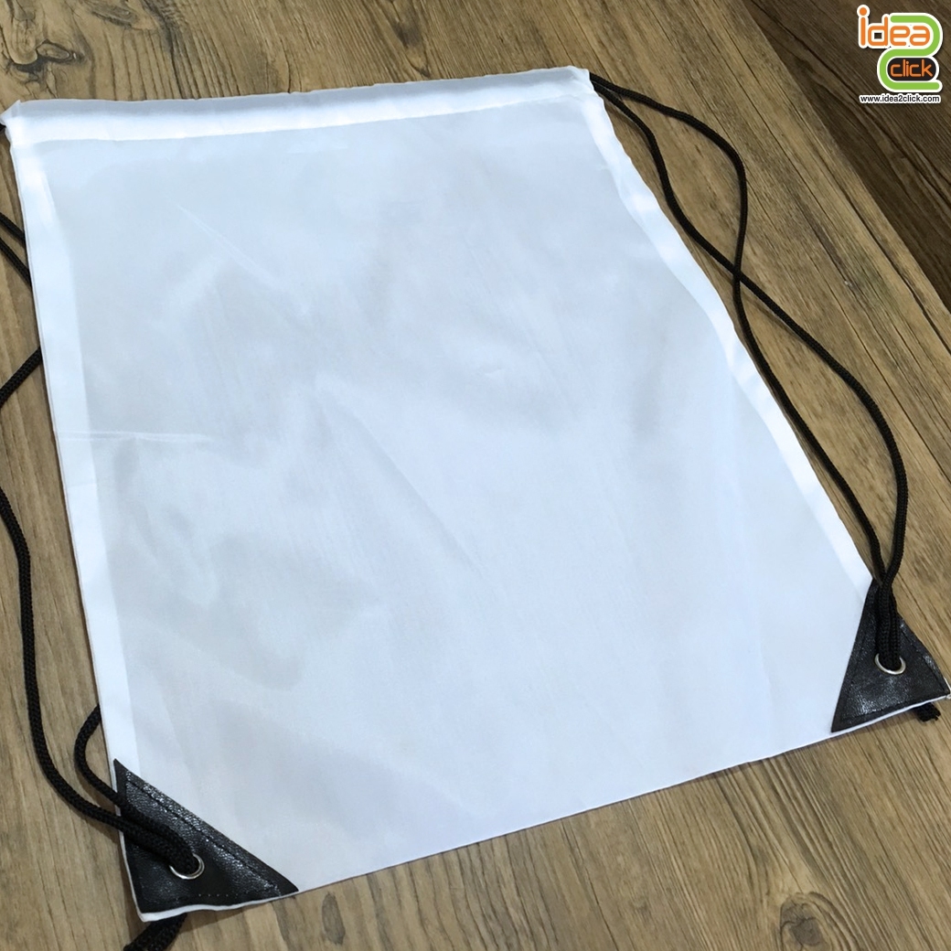 ถุงเป้ผ้าโพลีเอสเตอร์ สำหรับสกรีนหรือรีด Flex