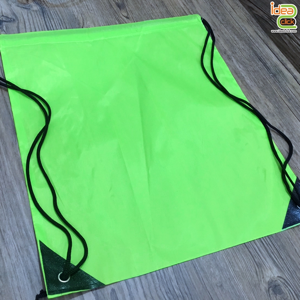 ถุงเป้ผ้าโพลีเอสเตอร์ สำหรับสกรีนหรือรีด Flex