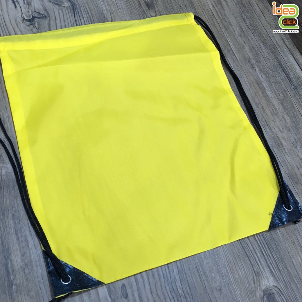 ถุงเป้ผ้าโพลีเอสเตอร์ สำหรับสกรีนหรือรีด Flex