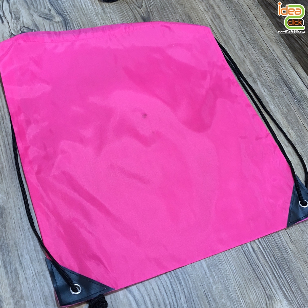 ถุงเป้ผ้าโพลีเอสเตอร์ สำหรับสกรีนหรือรีด Flex