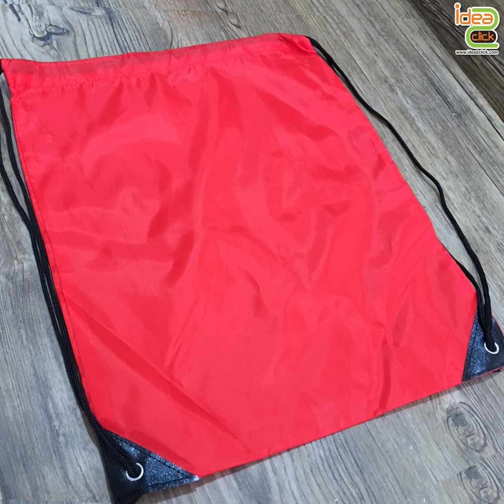 ถุงเป้ผ้าโพลีเอสเตอร์ สำหรับสกรีนหรือรีด Flex