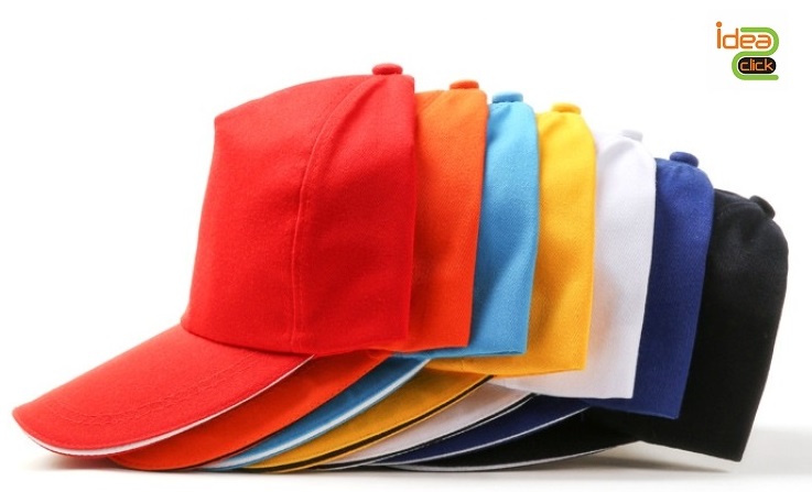 หมวกผ้าใบสีล้วน สำหรับรีดติดกำมหยี่