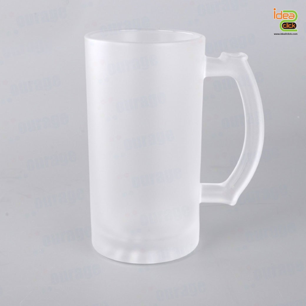 แก้วเบียร์ใสขุ่น 16 oz. พิมพ์ภาพได้ 