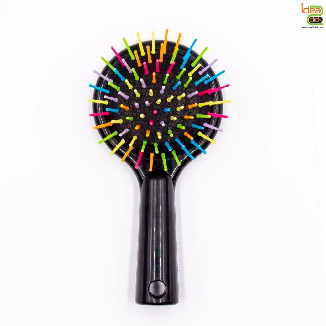 หวีสายรุ้งทรงกลม พิมพ์ภาพได้ตามต้องการ